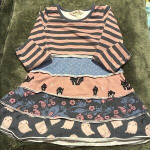 Matilda Jane Pink and Blue Striped Dress